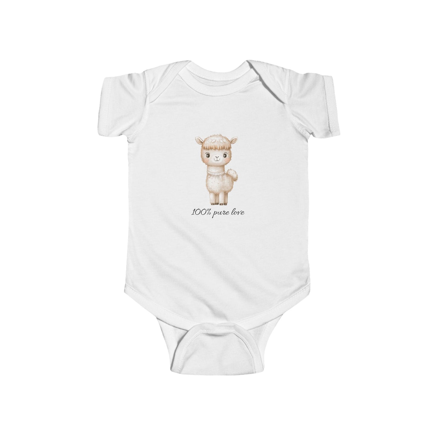 Adorabile body per neonati con grazioso motivo in alpaca