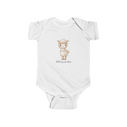 Adorabile body per neonati con grazioso motivo in alpaca