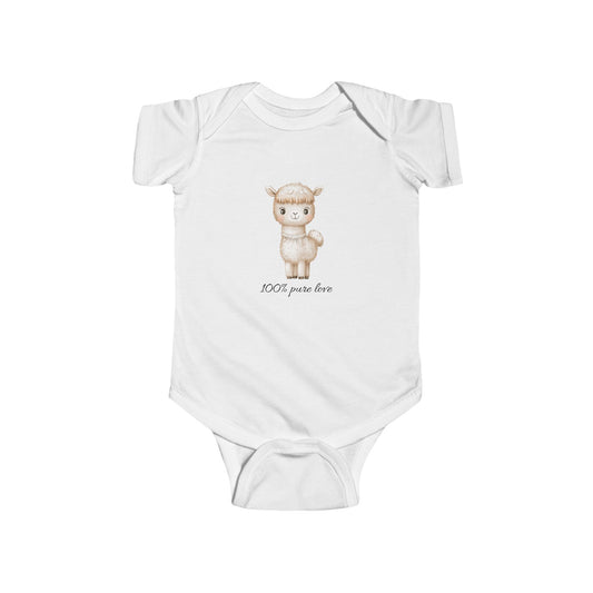 Adorabile body per neonati con grazioso motivo in alpaca