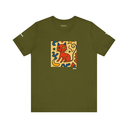 T-shirt unisex CATART - MIRO - Dipinto iconico rivisitato con i gatti