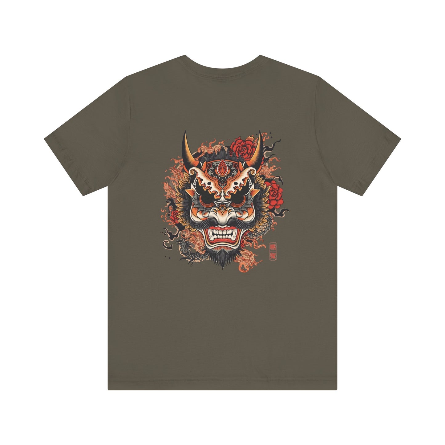 The Bold Oni Mask Streetwear T-Shirt