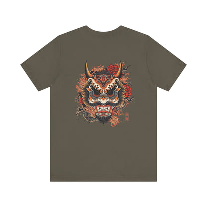 The Bold Oni Mask Streetwear T-Shirt