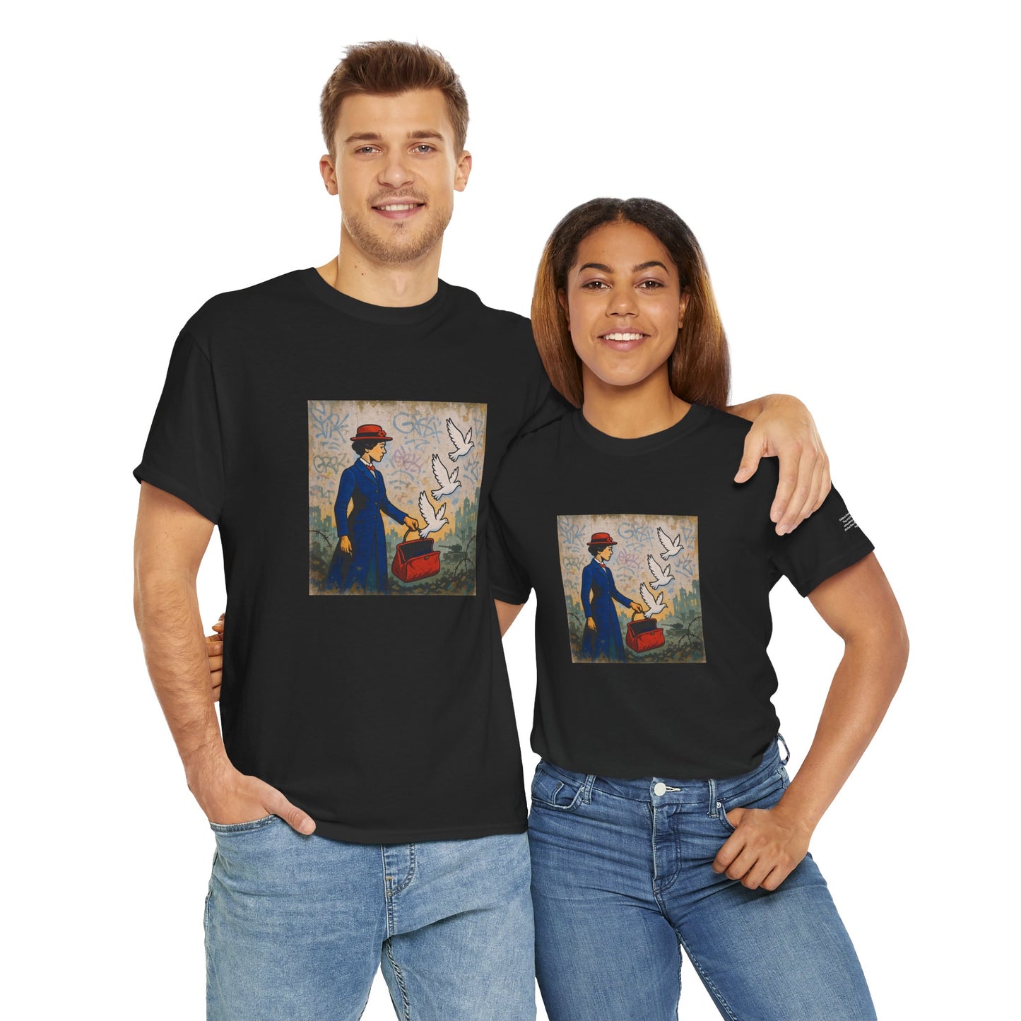 T-shirt Ribelle – Maglietta Unisex in Cotone Pesante per Spiriti Liberi.