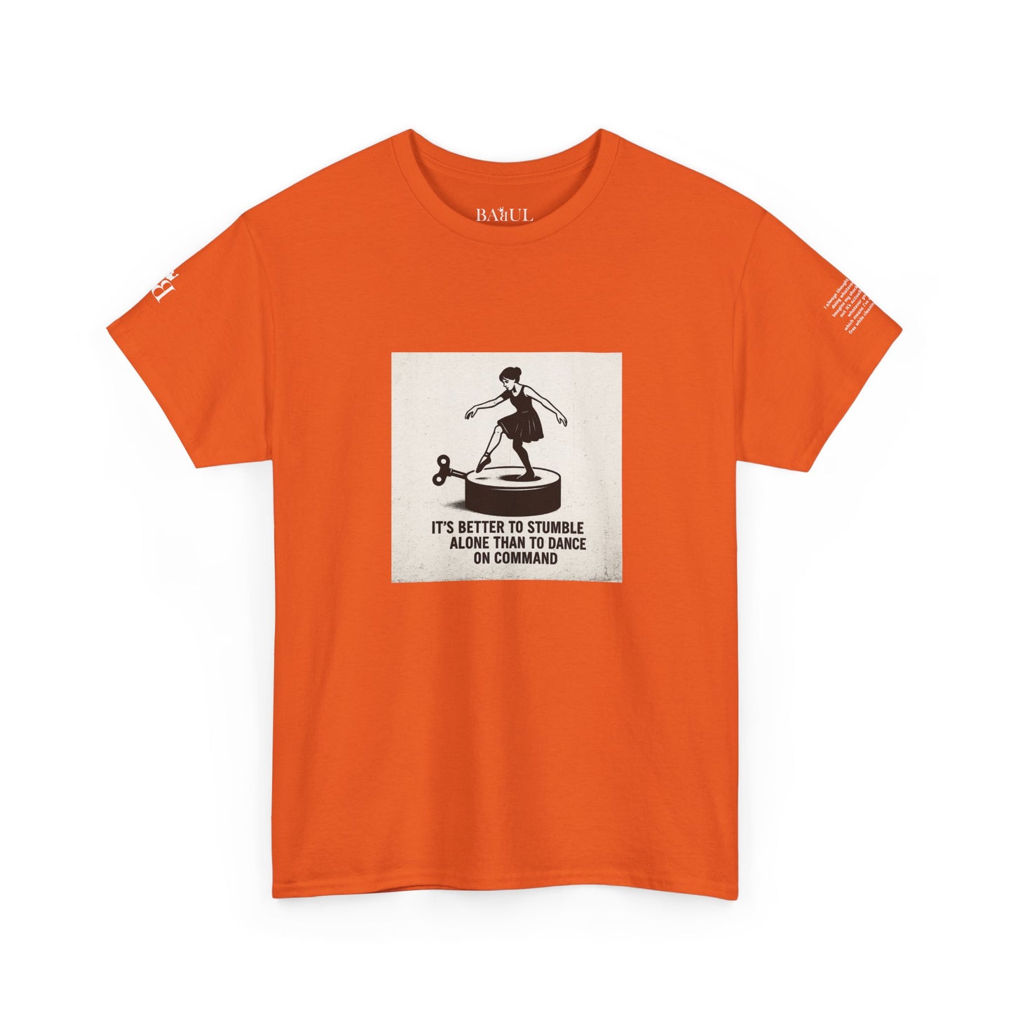 T-shirt Ribelle – Maglietta Unisex in Cotone Pesante per Spiriti Liberi.