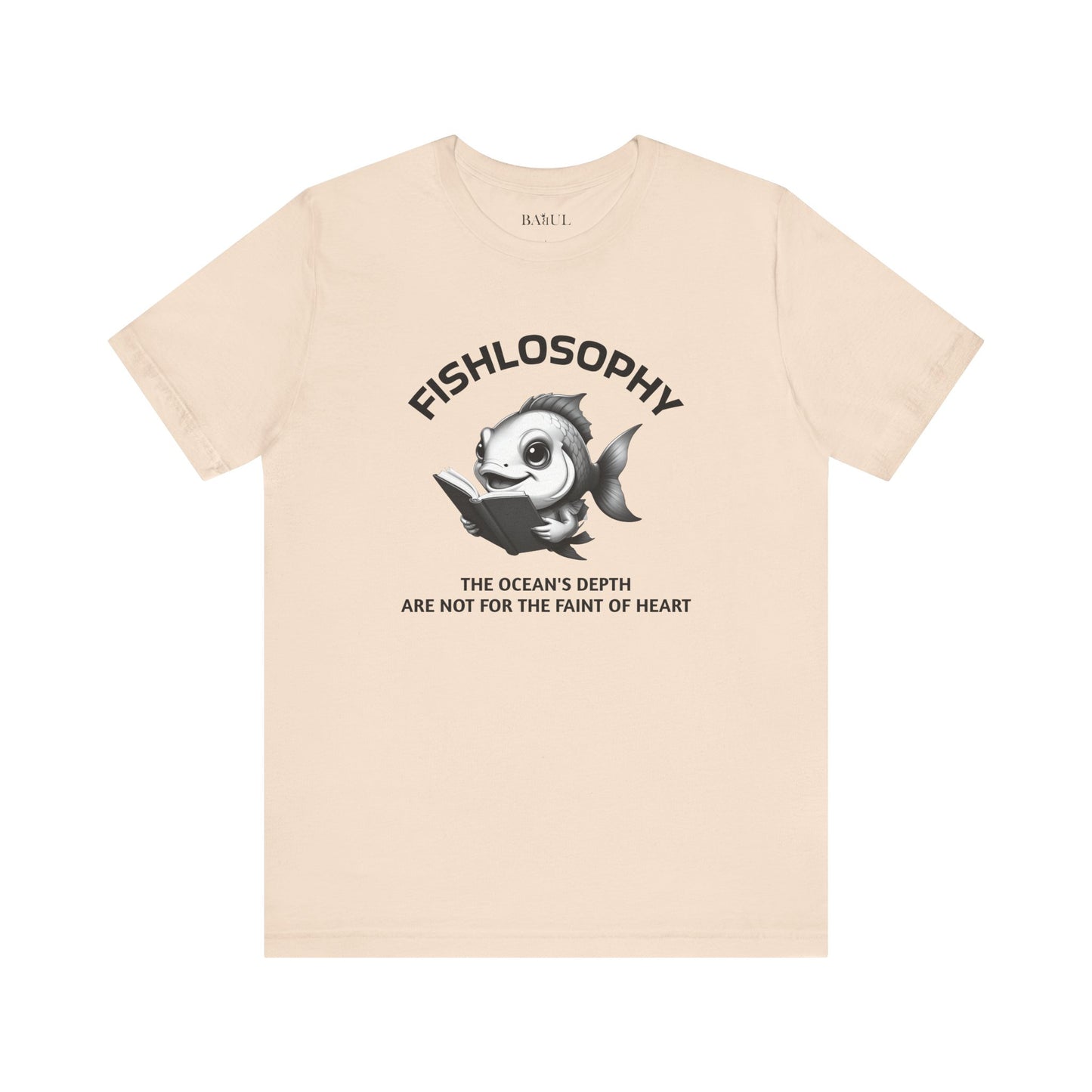 Fishlosophy Unisex Jersey Maglietta a maniche corte – Vedi la vastità anche in piccoli spazi.