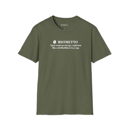 CoffeeTherapy T-Shirt – Irony Is the Best Cure (Right After Coffee)