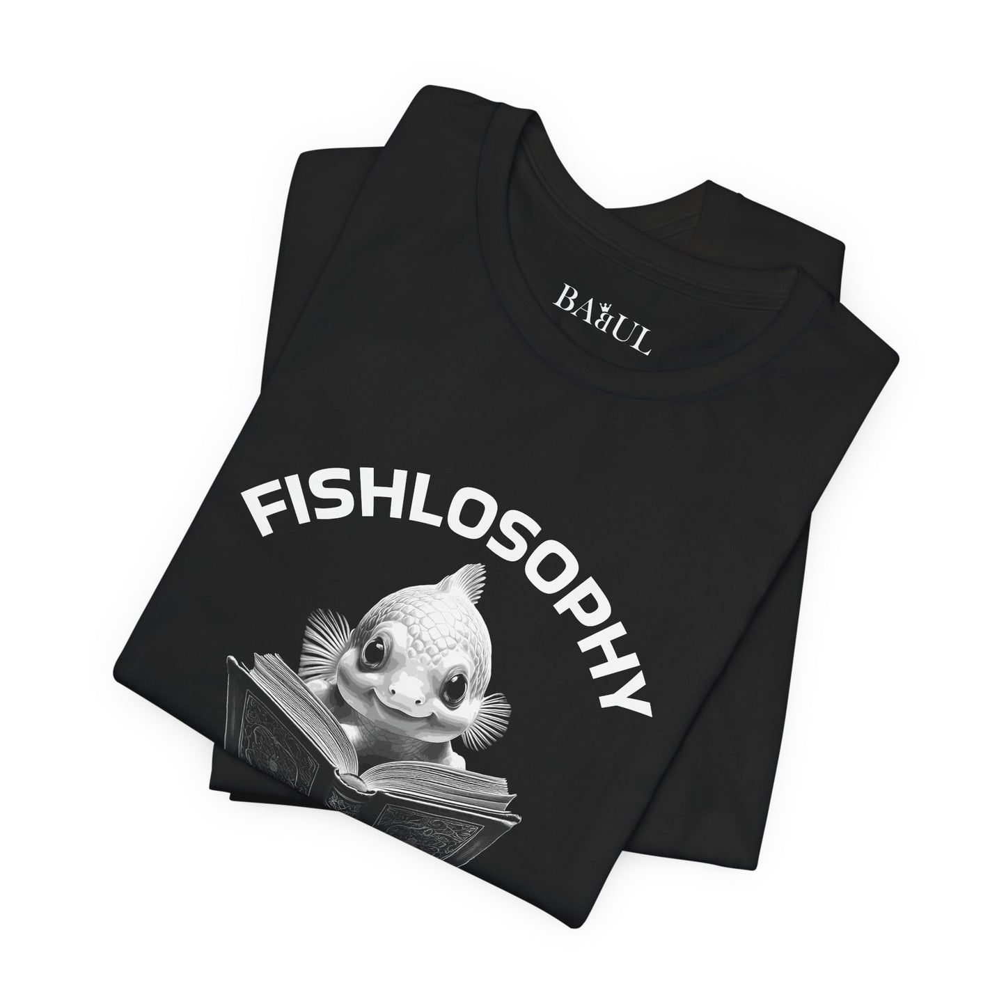 Maglietta a maniche corte unisex Fishlosophy – I vermi che hanno fretta vengono mangiati per primi.