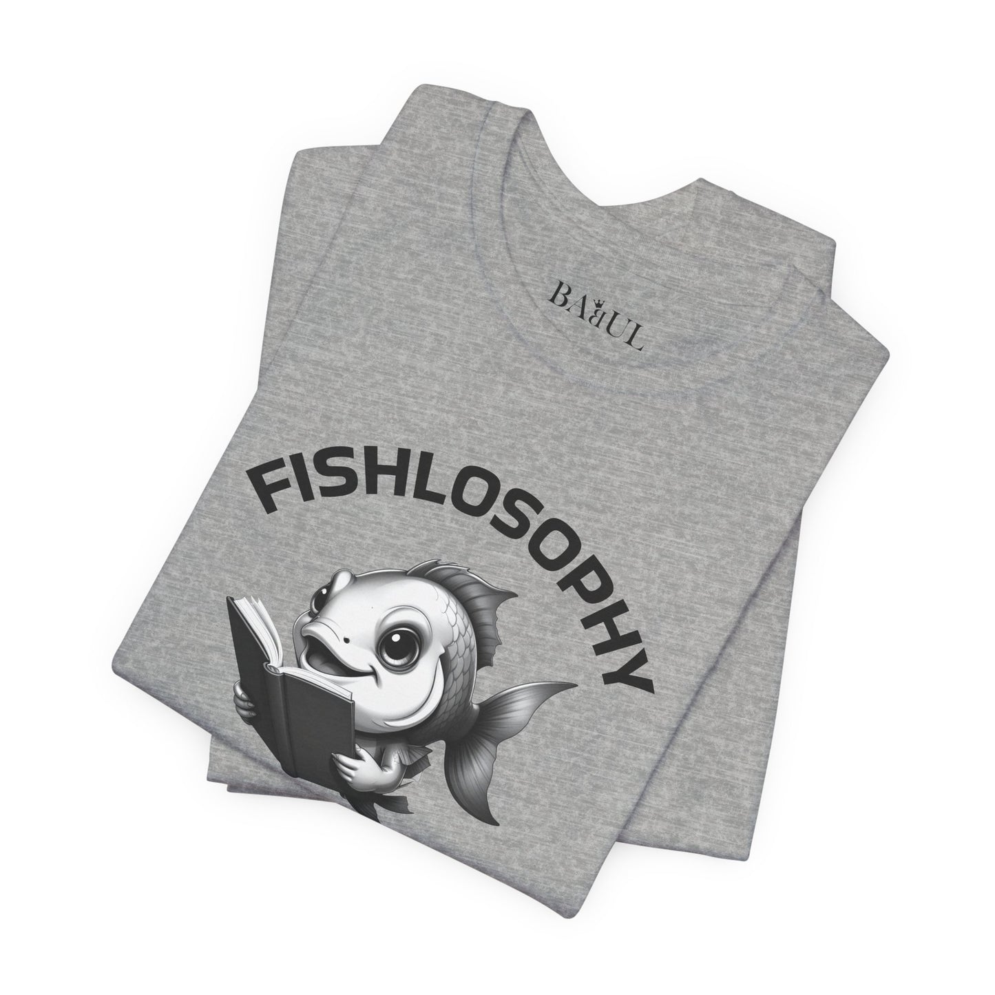Fishlosophy Unisex Jersey Maglietta a maniche corte – Vedi la vastità anche in piccoli spazi.