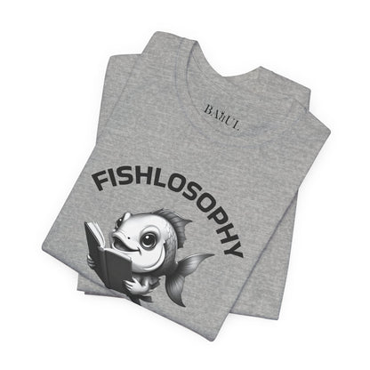 Fishlosophy Unisex Jersey Maglietta a maniche corte – Vedi la vastità anche in piccoli spazi.