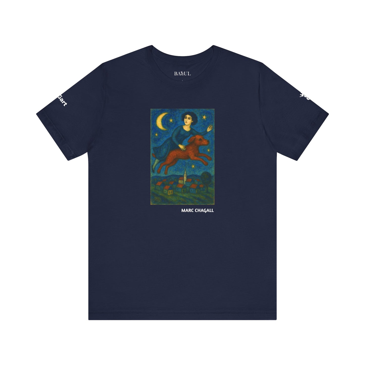 T-Shirt unisex  DOGART - MARC CHAGALL - Un dipinto iconico rivisitato con i cani