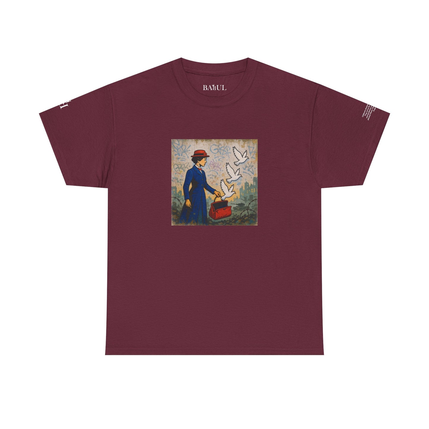 T-shirt Ribelle – Maglietta Unisex in Cotone Pesante per Spiriti Liberi.