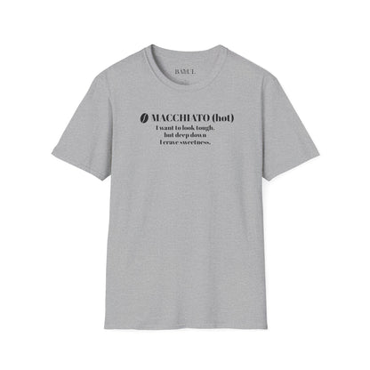 CoffeeTherapy T-Shirt – Irony Is the Best Cure (Right After Coffee)