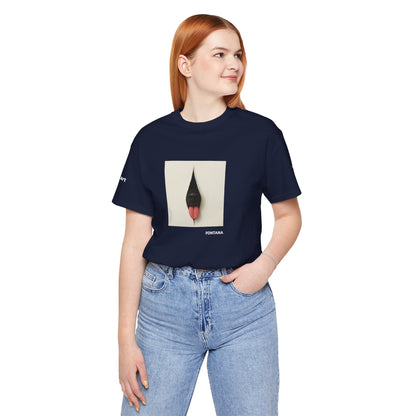 T-Shirt unisex  DOGART - FONTANA - Un dipinto iconico rivisitato con i cani