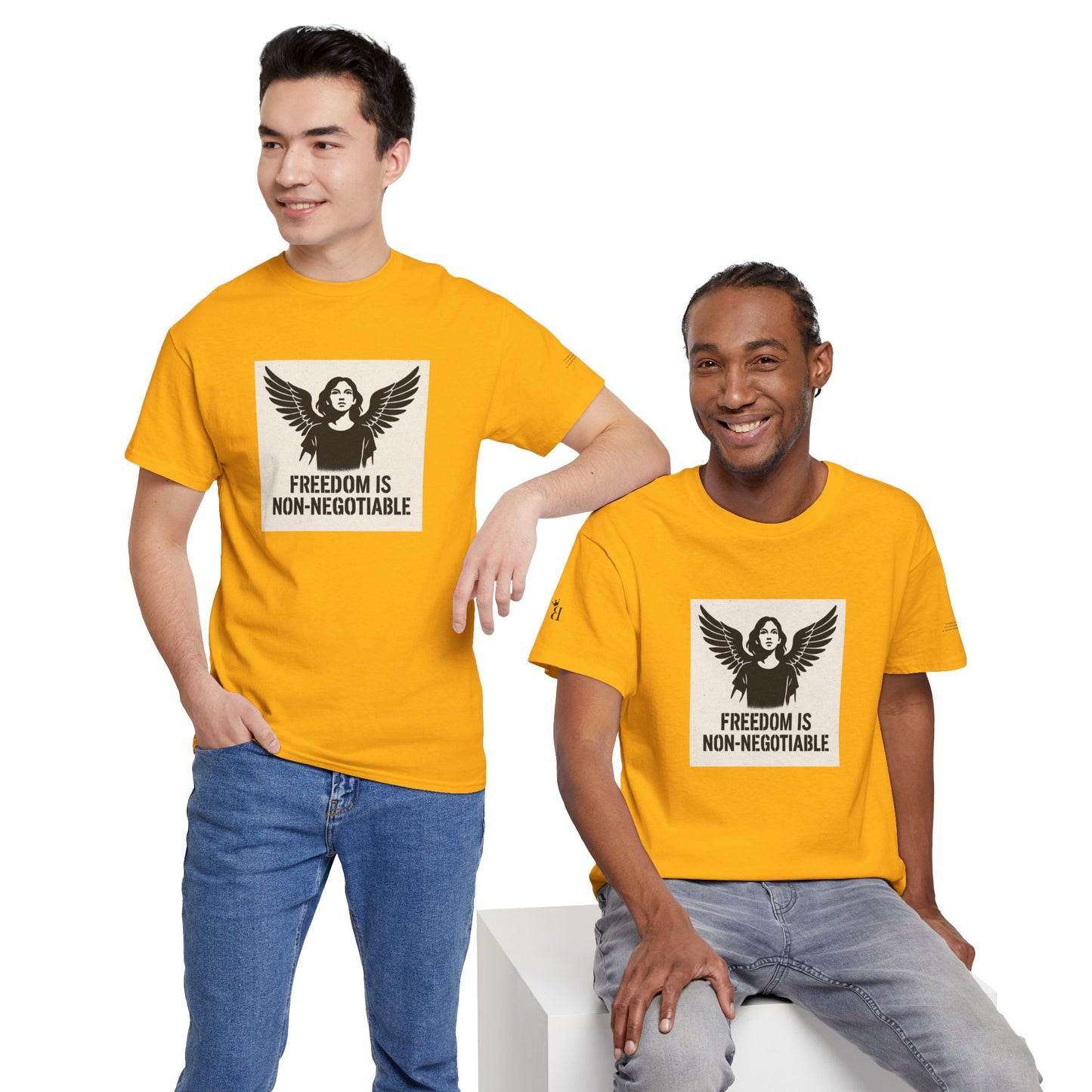 Rebel Graphic Tee - Unisex Heavy Cotton T-Shirt for the Wild at Heart. Rebel Tees, Born to Be Worn - FREEDOM IS NON-NEGOTIABLE
