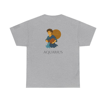 ACQUARIO - T-shirt Zodiacali da sogno: la magia delle stelle in stile Ghibli