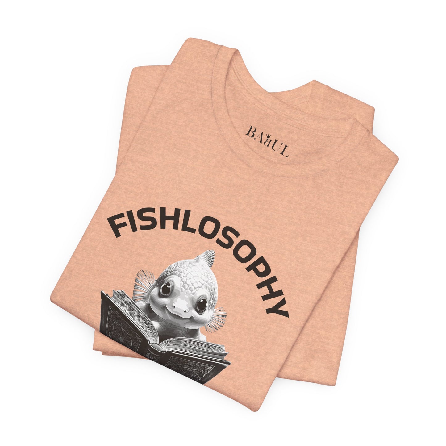 Maglietta a maniche corte unisex Fishlosophy – I vermi che hanno fretta vengono mangiati per primi.