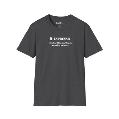 CoffeeTherapy T-Shirt – Irony Is the Best Cure (Right After Coffee)