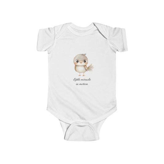 Adorabile body per neonati con motivo a passero