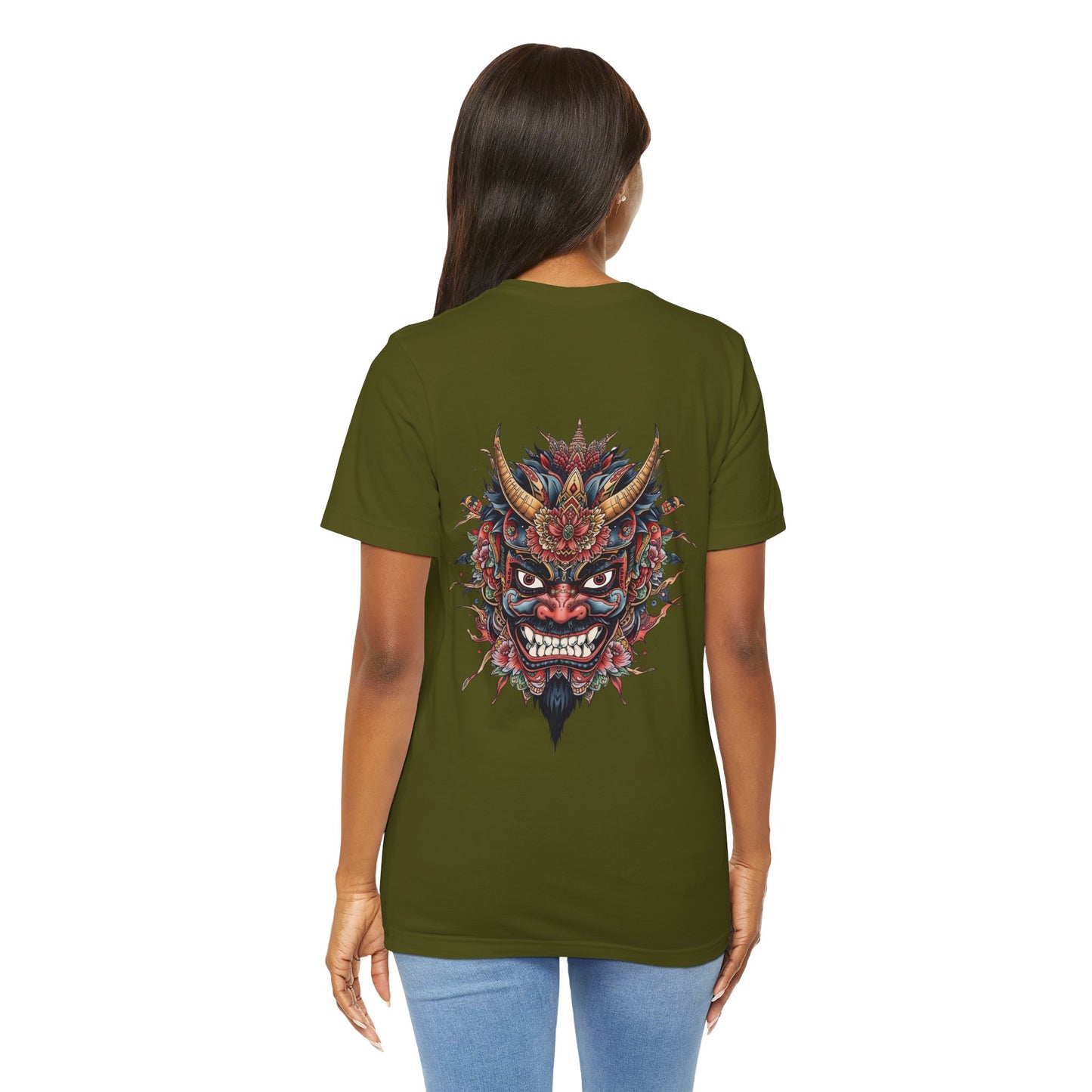 The Bold Oni Mask Streetwear T-Shirt