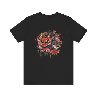 The Bold Oni Mask Streetwear T-Shirt
