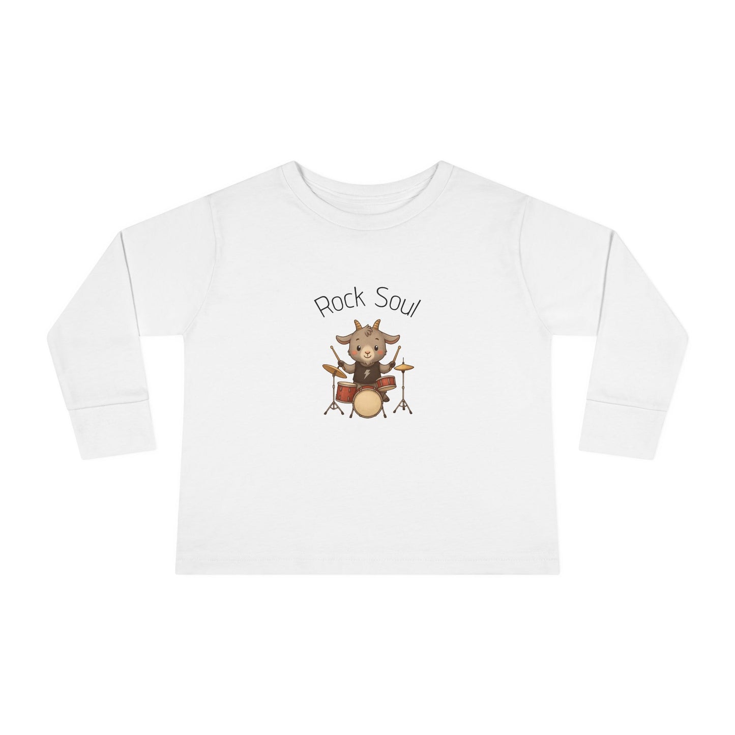 Magliette Rock Soul per bambini - Capretta - Dolci animali con un ritmo ribelle