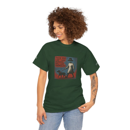 T-shirt Ribelle – Maglietta Unisex in Cotone Pesante per Spiriti Liberi.