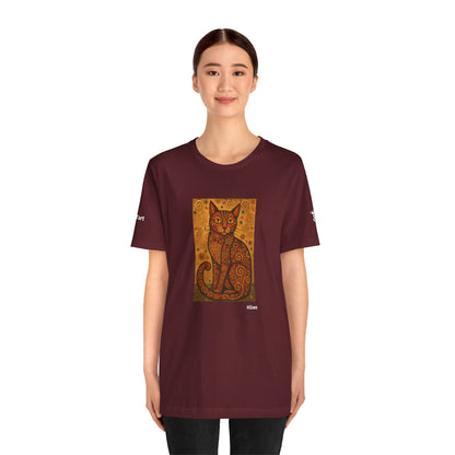 T-shirt unisex CATART - KLIMT - Arte classica, reinterpretata dai gatti.