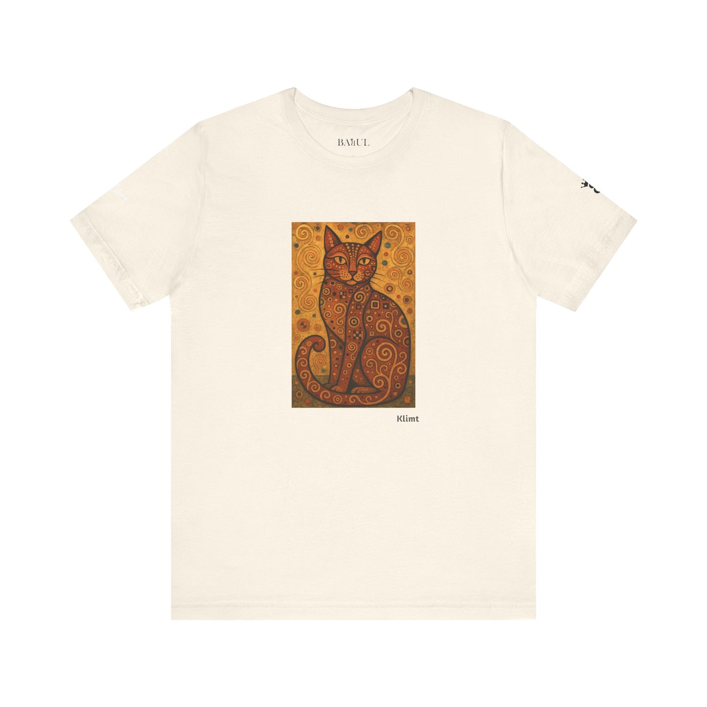 T-shirt unisex CATART - KLIMT - Arte classica, reinterpretata dai gatti.