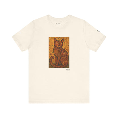 T-shirt unisex CATART - KLIMT - Arte classica, reinterpretata dai gatti.