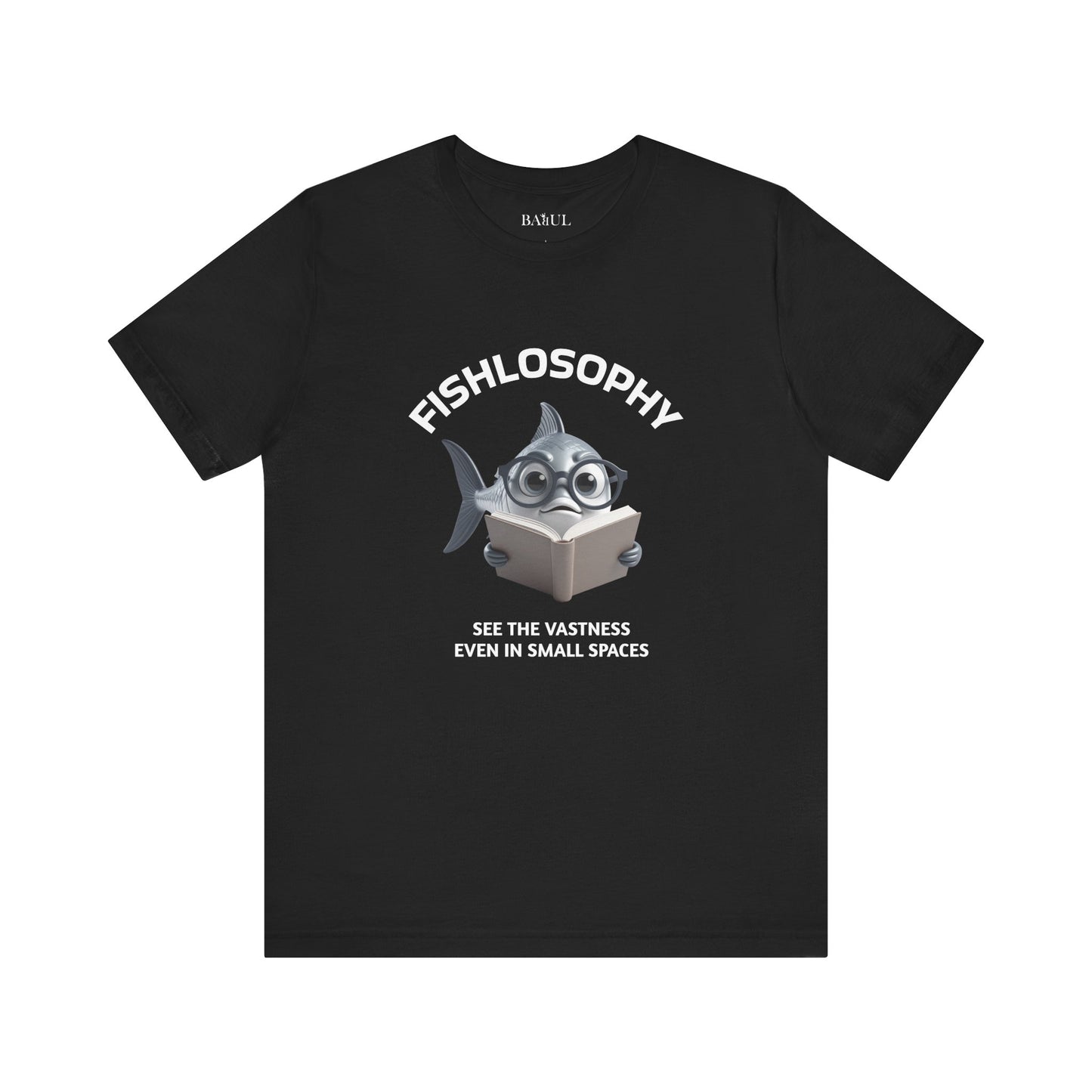 Fishlosophy Unisex Jersey Maglietta a maniche corte – Vedi la vastità anche in spazi ristretti.