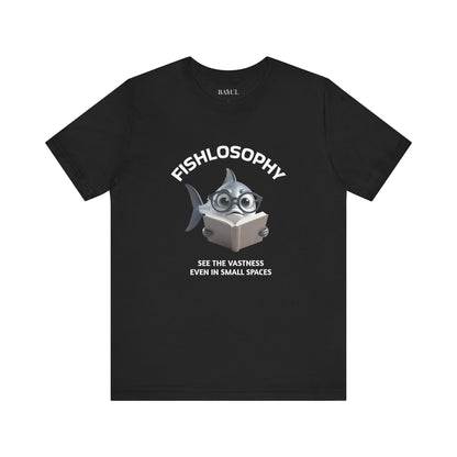 Fishlosophy Unisex Jersey Maglietta a maniche corte – Vedi la vastità anche in spazi ristretti.