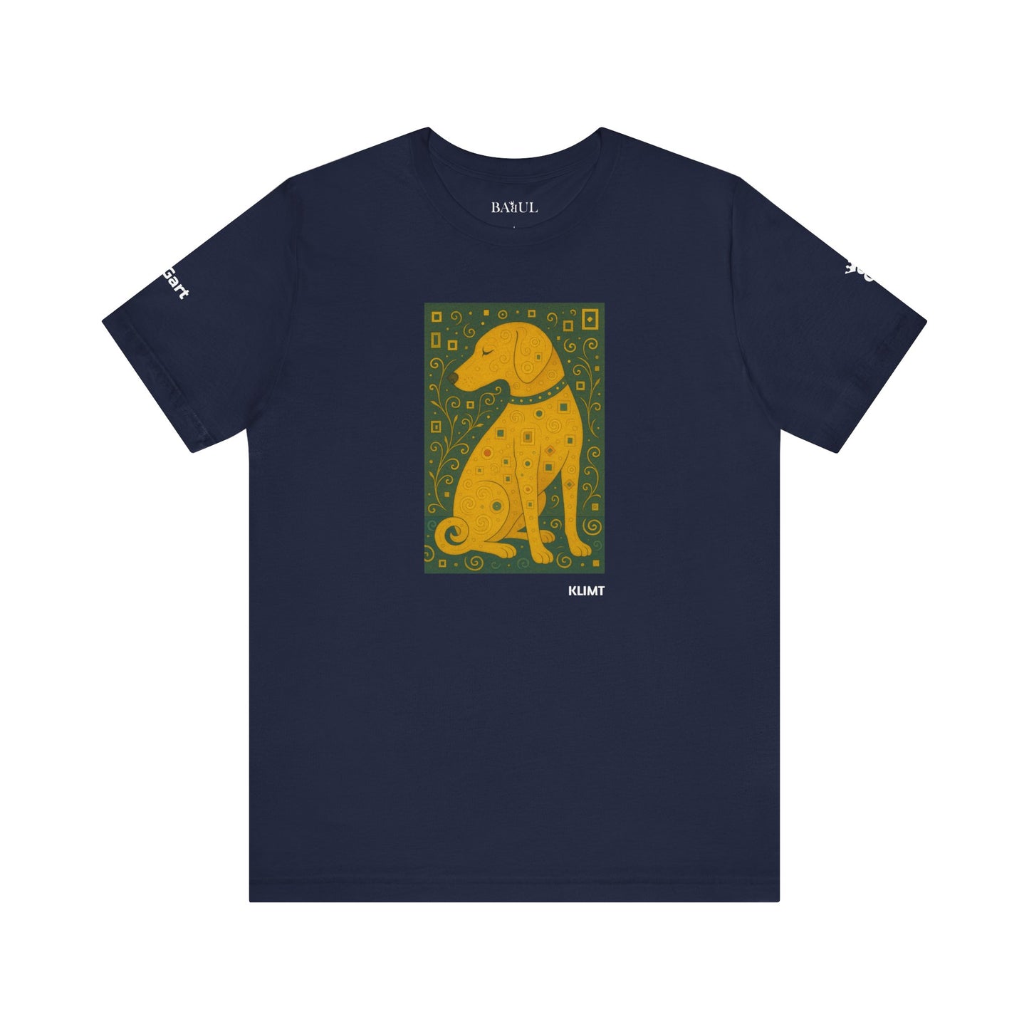 Unisex T-Shirt con cane DOGART  - KLIMT - Dipinto iconico rivisitato con i cani