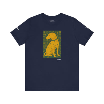 Unisex T-Shirt con cane DOGART  - KLIMT - Dipinto iconico rivisitato con i cani