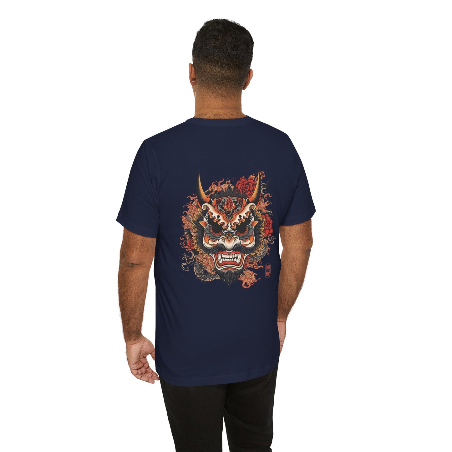 The Bold Oni Mask Streetwear T-Shirt