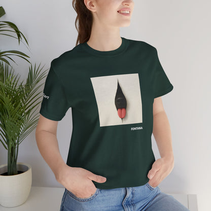 T-Shirt unisex  DOGART - FONTANA - Un dipinto iconico rivisitato con i cani