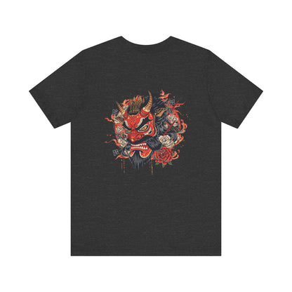 The Bold Oni Mask Streetwear T-Shirt