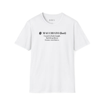 CoffeeTherapy T-Shirt – Irony Is the Best Cure (Right After Coffee)