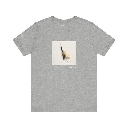 T-shirt unisex CATART - FONTANA - Un dipinto iconico rivisitato con i gatti