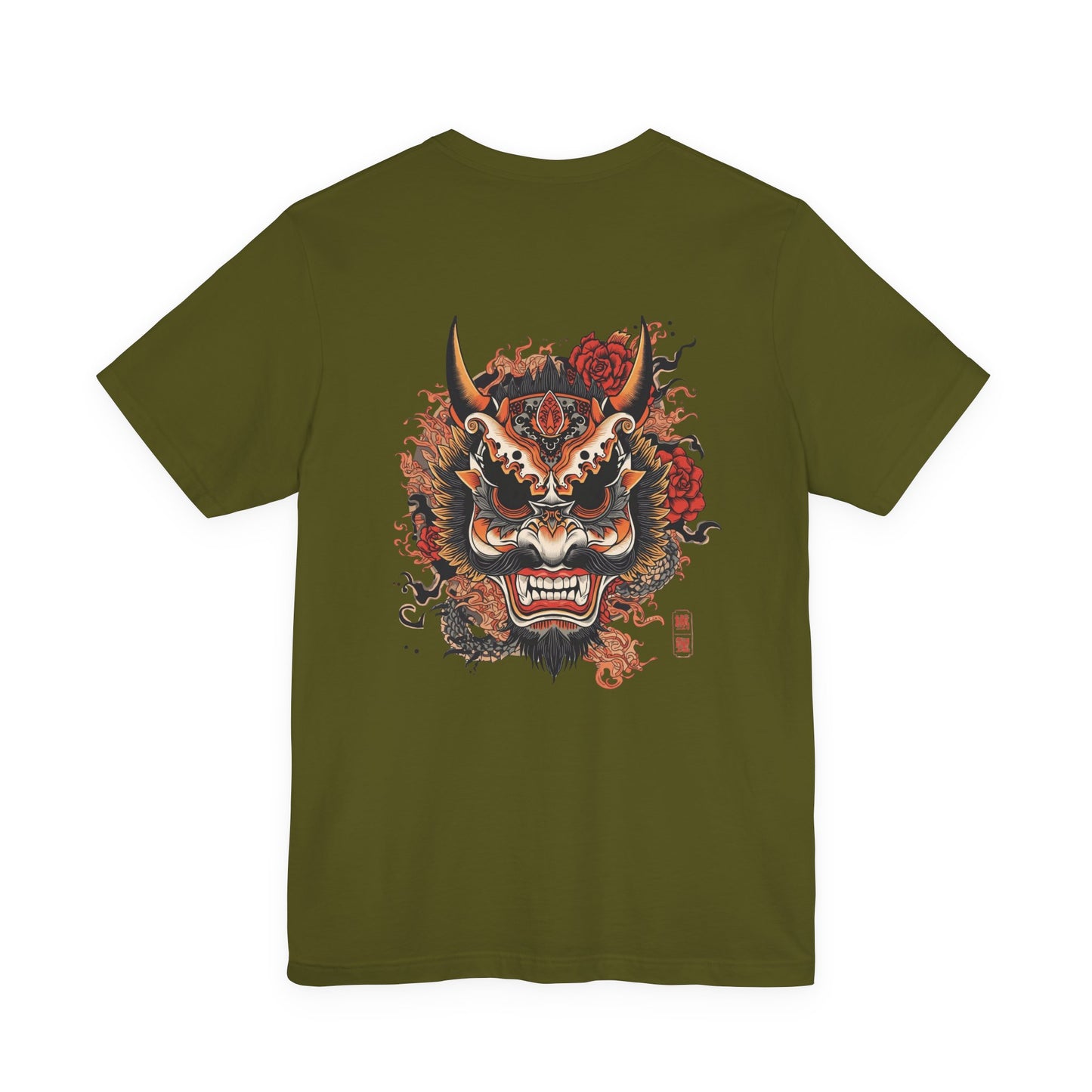 The Bold Oni Mask Streetwear T-Shirt