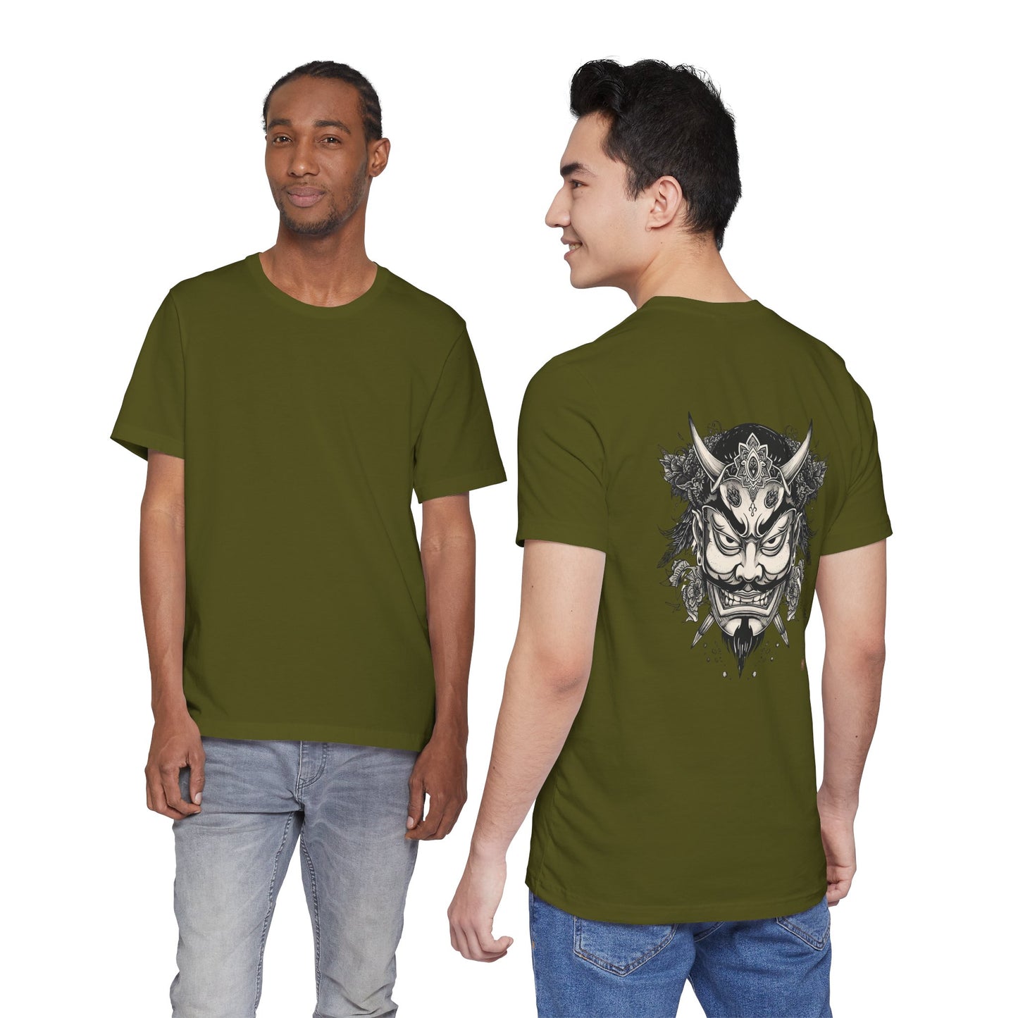 The Bold Oni Mask Streetwear T-Shirt