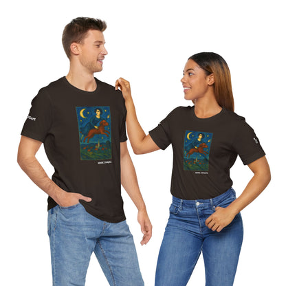 T-Shirt unisex  DOGART - MARC CHAGALL - Un dipinto iconico rivisitato con i cani