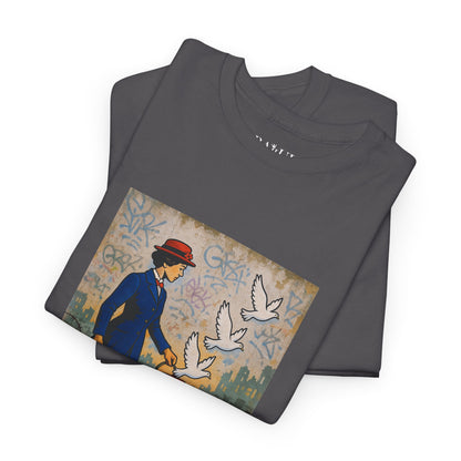 T-shirt Ribelle – Maglietta Unisex in Cotone Pesante per Spiriti Liberi.