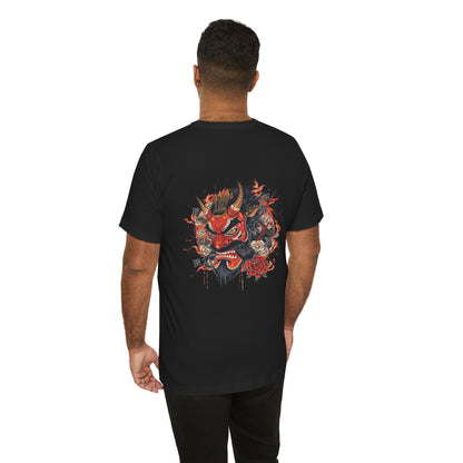 The Bold Oni Mask Streetwear T-Shirt