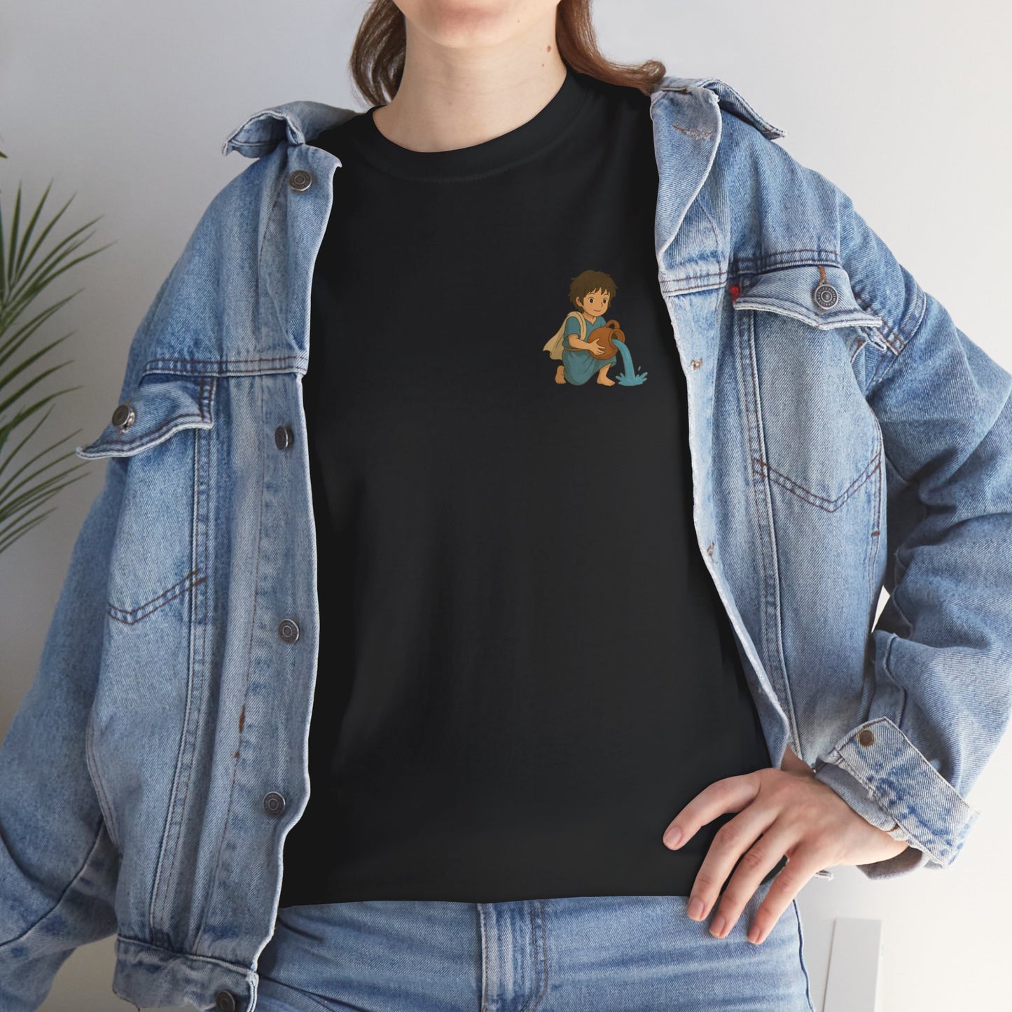 ACQUARIO - T-shirt Zodiacali da sogno: la magia delle stelle in stile Ghibli