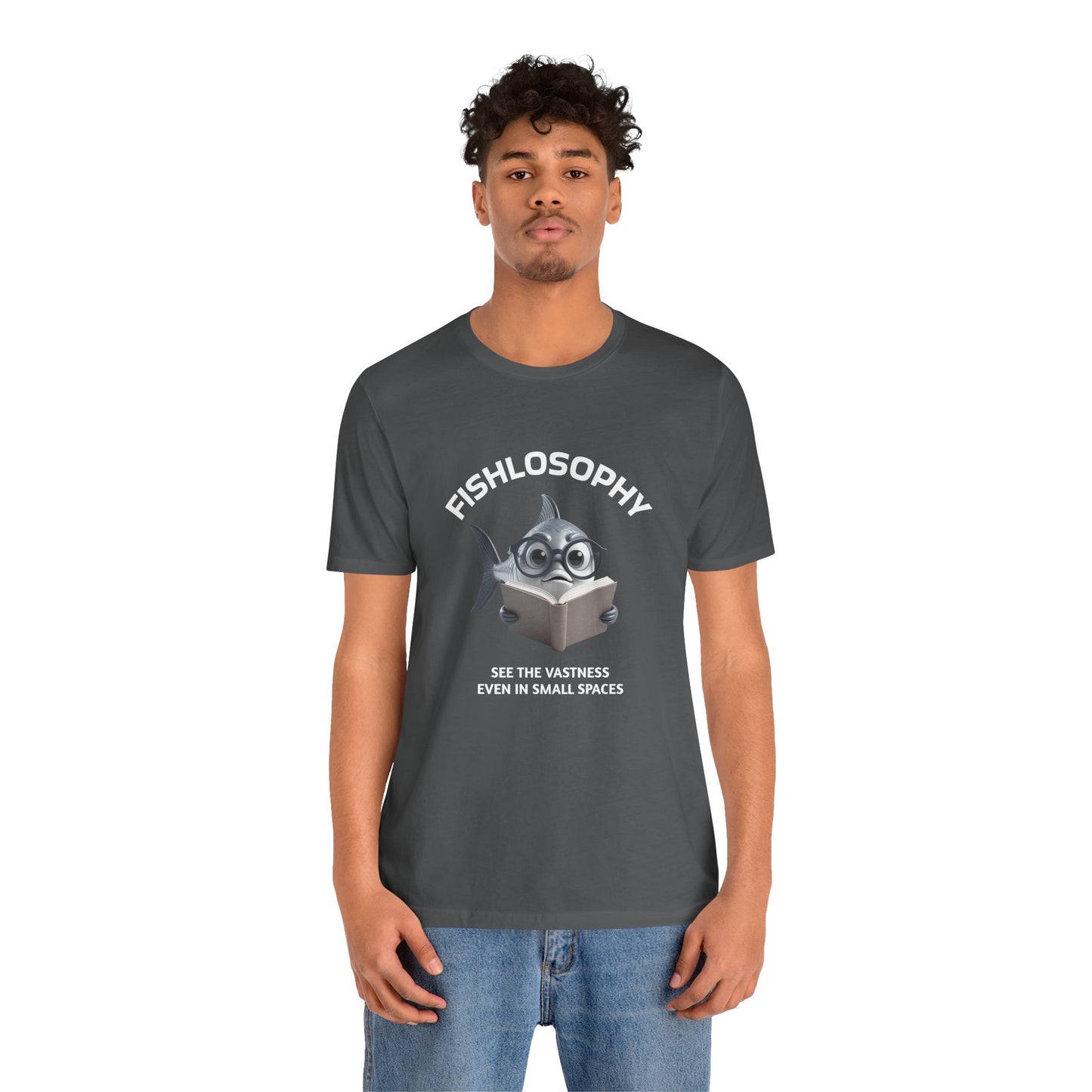 Fishlosophy Unisex Jersey Maglietta a maniche corte – Vedi la vastità anche in spazi ristretti.