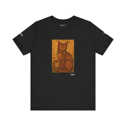 T-shirt unisex CATART - KLIMT - Arte classica, reinterpretata dai gatti.