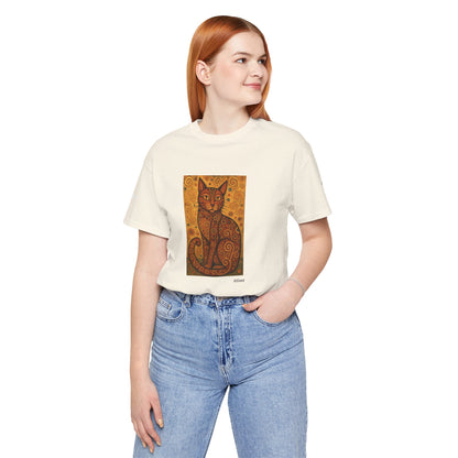 T-shirt unisex CATART - KLIMT - Arte classica, reinterpretata dai gatti.
