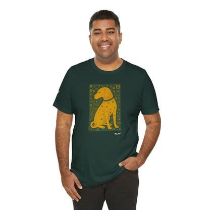 Unisex T-Shirt con cane DOGART  - KLIMT - Dipinto iconico rivisitato con i cani