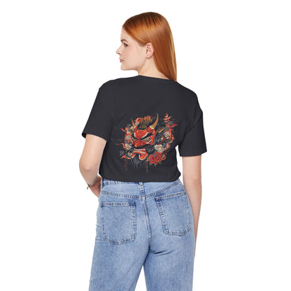 The Bold Oni Mask Streetwear T-Shirt