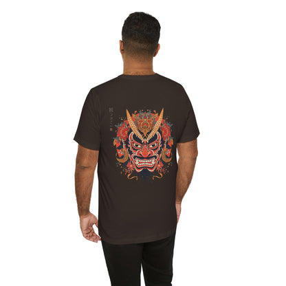 The Bold Oni Mask Streetwear T-Shirt